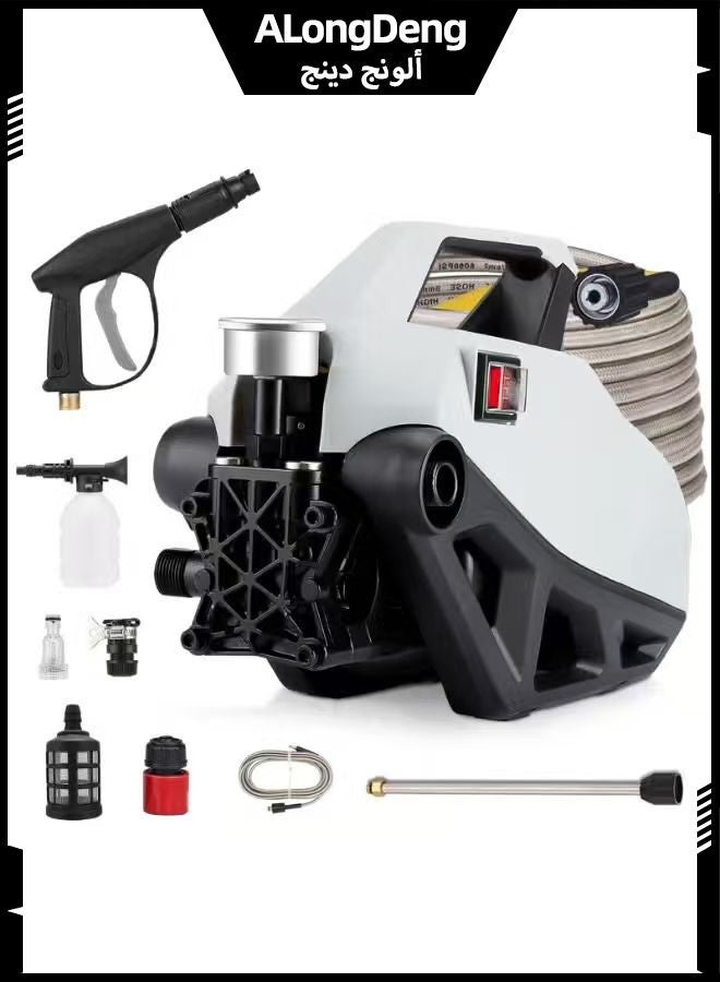 ALongDeng Electric Pressure Washer 2400W Power Washer with 33ft Hose Detachable Water Gun Electric Pressure Washer for Cleaning Car & Home Garden Yard - Image 1